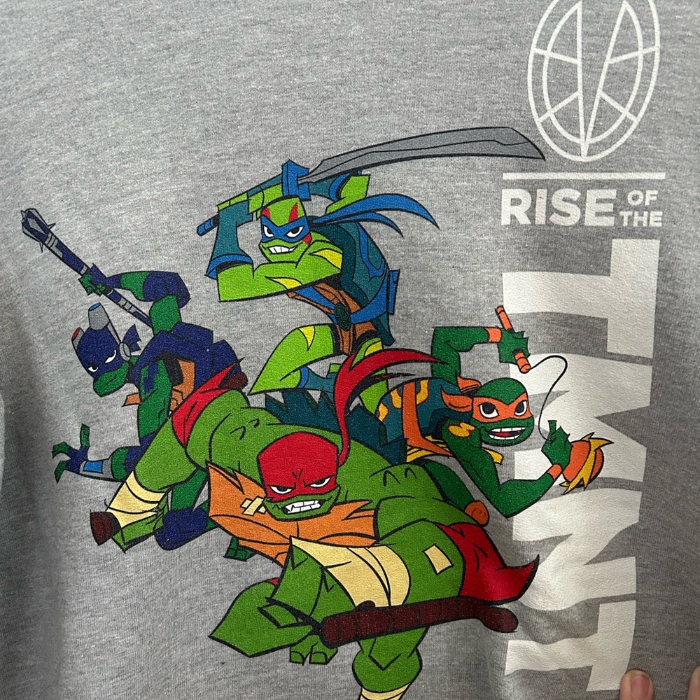Nickelodeon Gray TMNT Crewneck Sweater - Picture 2 of 6